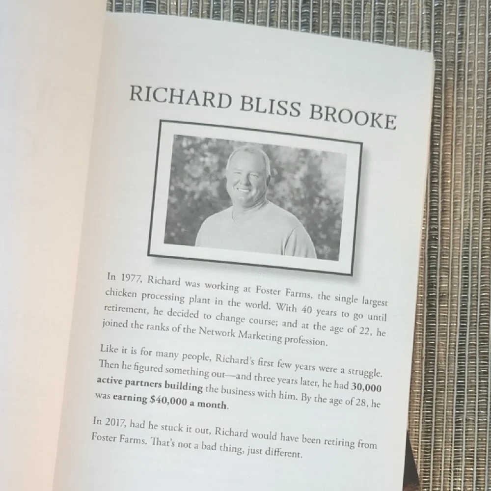 Network Marketing Book: The Four Year Career By Richard Bliss Brooke, Set Of 2
